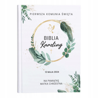 SPOMIENKY SVÄTEJ BIBLIE BIBLICKÝ DARČEK PRVÉ SVÄTÉ PRIJÍMANIE WZ7 Z6